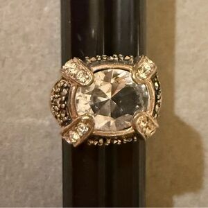 Thailand 925 Silver Ring CZ size 7